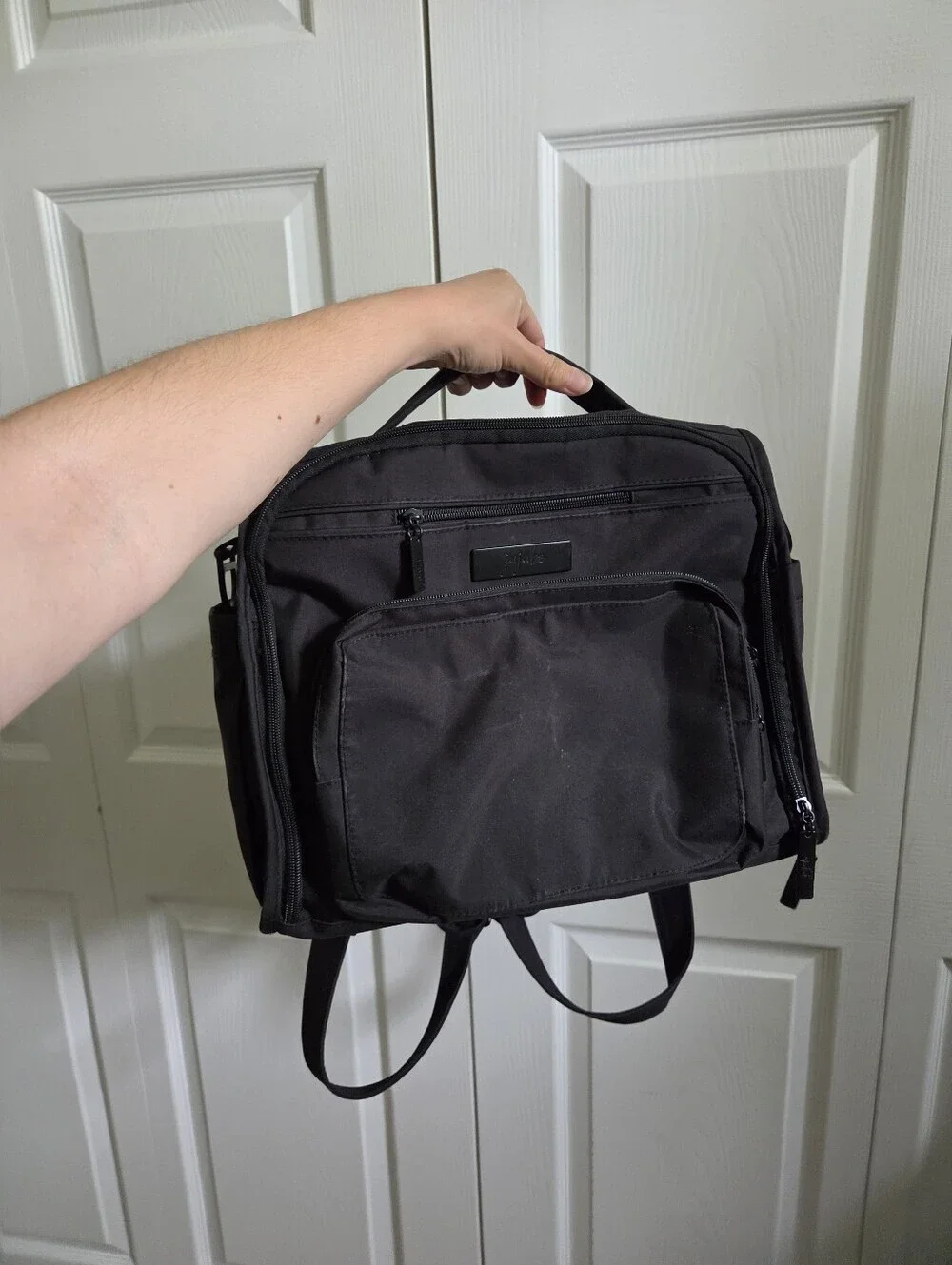 Ju-Ju-Be B.F.F. Diaper Bag Baby Bag Backpack Messenger Convertible - Black Out